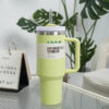 99d2cdfefbd87acd Mugs Ready To Ship Quencher Tumblers H2.0 40oz Stainless Steel Cups with Silicone handle Lid And Straw 2nd Generation Car mugs Keep Drinking Cold Water Bottles 514