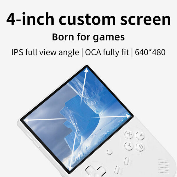 ANBERNIC RG 40XXV 64 Bit ux Retro Handheld Game Console 4.0'' IPS Screen Supports 5G WiFi Bluetooth HD-Support Output RG40XXV