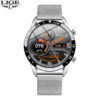 99e40c4af524088a LIGE 2024 Smart Watch Full Circle Touch Screen Bluetooth Call Men Smartwatch Waterproof Sport Activity Fiess Watch+Box