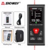 SNDWAY Dual Distance Meter Rechargeable Bilateral Laser Rangefinder 200m 120m Digital Tape Measure Angle Measurment Tool