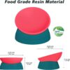 99f464fcabe08030 2Pcs Cat Bowls Elevated Cat Food Bowl Adjustable Cat Dish Anti-Slip and Anti-Noise Raised Cat Bowl Protecting Pet’s Spine Thickened Plastic Bowl Suitable for Indoor Cats, 17 Oz