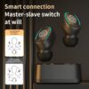 Wireless Bluetooth Touch Light Mini High Earplugs Anti Sweat HD Sound Quality Stereo Universal Headset