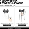 9a0aab6301271692 Fire Maple Saturn X 4400W-11000W High-Power Camping Gas Stove Double-preheater Foldable Split Gas Burner with Adjustable Legs Portable Cooking Gas Stove with Carry Case