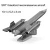 3D Metal Military J-20 J-10B SU-34 KA-50 Fighter UFO RAH-66 Helicopter DIY Handmade Assemble Model Jigsaw Puzzles