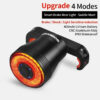 9a3246d0d049e415 ROCKBROS Bicycle Smart Auto Brake Sensing Light IPx6 Waterproof LED Charging Cycling Taillight Bike Rear Light Accessories Q5