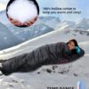 9a431a50213ead1b Sleeping Bag for Adults 220×85cm, 3-4 Season Warm & Cool Weather Sleeping Bag with Zippered Holes for Adults & Kids Camping,Traveling, Music Festival and Outdoors,1.9KG