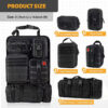 9a471a65161062c4 High Quality Multifunction 55*37CM 600D 6PCS In 1 Car Back Seat Tactical Hanging Storage Organizer