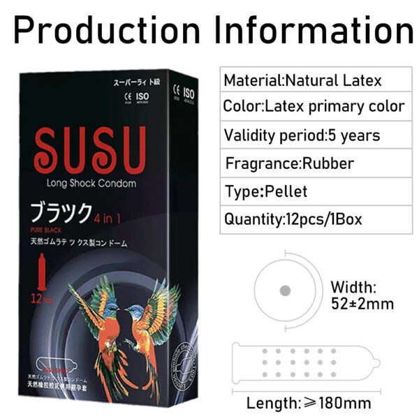 9a5562fddc45f5fe 5D Dotted Condoms Thread Ribbed G-Point Latex Ultra Thin Condom Orgasm Contraceptives Stimulate Vaginal Penis Sleeves Sex Toys
