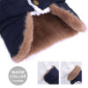 9a60af3ba421d1c5 Waterproof Winter Jacket Clothes Super Warm Small Dogs Clothing With Fur Collar Cotton Pet Outfits French Bulldog Coat Vest