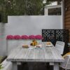 21 Bundles Artificial Outdoor UV Resistant Flowers No Fade Fake Outside Flowers Plastic Greenery Faux Shrubs Garden Porch Window Box Home Decoration(Purple)