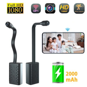 9aab9bdf926a02e1 Loop Record Mini Camera 1080P HD WiFi Wireless Cam IP Secret Video Recorder Security Protection Surveillance Sensor Alarm Push