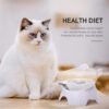 MILIFUN Raised Cat Food Bowls with Stand, Cat Dishes for Food or Water, Cat Tilted Bowl, Pet Dish with Stand