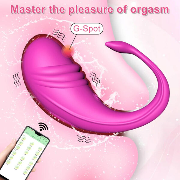 9b0be4d4cba7515b Wireless Bluetooth G Spot Dildo Vibrator for Women APP Remote Control Wear Vibrating Egg Clit Female Panties Sex Toys for Adult