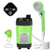 9b344e6c89ec6d21 Camping Pump RV Outdoor Camp w/Full Screen Intelligent Digital Display Adjustable 6000mAh Shower Kit
