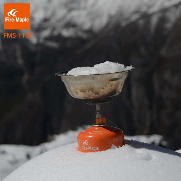 9b37509fff553bf8 Fire Maple FMS-116T Outdoor Mini Camping Stoves Gas Burner For Backpacking 48g 2300W Portable Lightweight Titanium Gas Stove