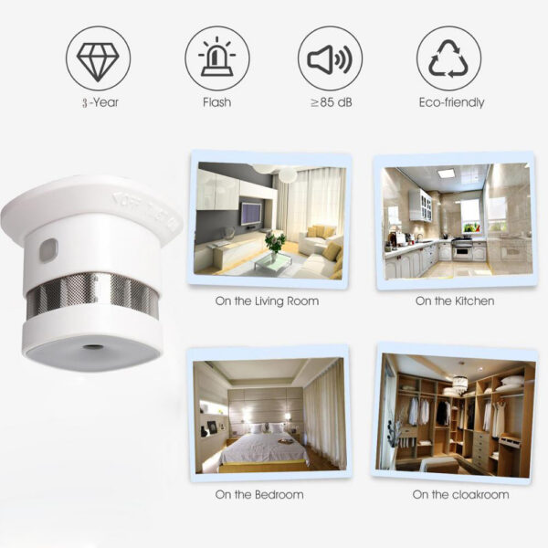 9b37879fabf5ebb9 HEIMAN Zigbee Detector Smart Home system 2.4GHz High sensitivity Safety Prevention Sensor