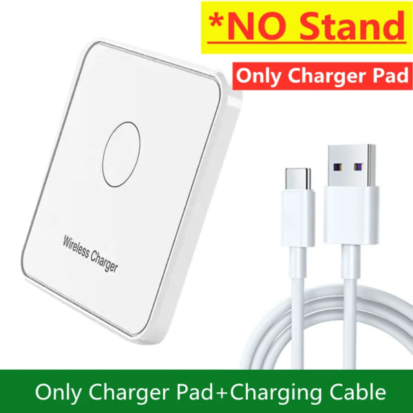 9b5800401650ac85 30W Wireless Charger Pad Stand Desktop Ultra-thin Mobile Phone Fast Charging Dock Station For iPhone 15 14 13 12 Samsung Xiaomi