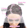 Brazilian Front Human Hair Short Bob Wig Pre Plucked Natural Color 4x4 Part Lace Wigs For Women