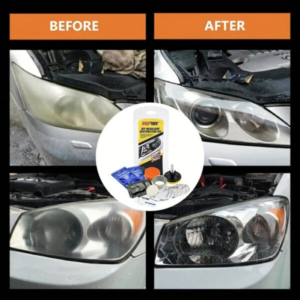 2024 New Arrival DIY Restoration Polishing, Car Headlight Repair and Kit, Cleaning Paste