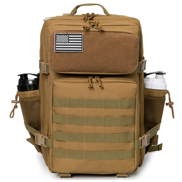 9b9201f4fecc6661 45L Molle Tactical Backpack Bag Hunting MOLLE Backpack GYM For Men EDC Outdoor Hiking Survival Rucksack Witch Bottle Holder