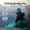 9ba508da32a054f3 Forceatt Schlafsack Winter, -5°-20 Grad Schlafsack Outdoor für 3-4 Jahreszeiten, Leichtgewichtig und Wasserdicht Warm Schlafsack Camping für Erwachsene Geeignet für Rucksackreisen, Wandern und Reisen.