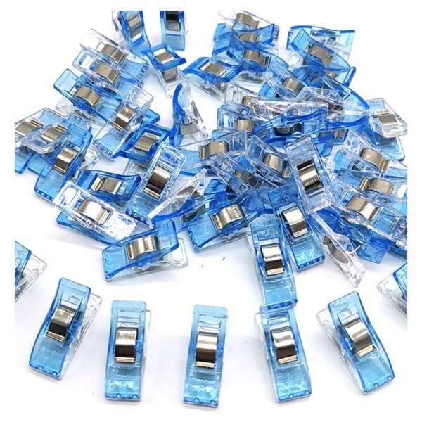 9bab1666a2f7e5bc 50 Plastic Clips, Multiple Colors For And Clothes Supplies Fixing Clip for Patchwork Sewing