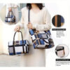 9bb1423d20649157 6-Pcs Womens Handbags Tote Bags Shoulder Bag Leather Purses Satchel Bag Top-Handle Handbag Crossbody Bag Wallet Clutch