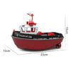 9bb446ed779dab30 JIKEFUN 686 Rc Boat 2.4G 1/72 Powerful Dual Motor Long Range Wireless Electric Remote Control Tugboat Model Toys for Boys Gift