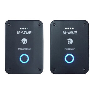 M-vave WP-9 Wireless Earphone Monitor 2.4G Rechargeable Transmitter Receiver with Volume Support Stereo Mono Mute Function