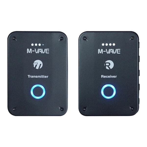 M-vave WP-9 Wireless Earphone Monitor 2.4G Rechargeable Transmitter Receiver with Volume Support Stereo Mono Mute Function