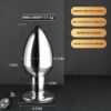 9bd6bfb81d9d9650 JIUUY Hot Sales Stainless Steel Plug Vibrator Metal Toys For Adult Or Gay Sex Stimulator Products Anal Dildo