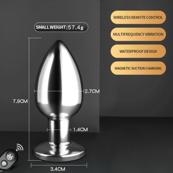 9bd6bfb81d9d9650 JIUUY Hot Sales Stainless Steel Plug Vibrator Metal Toys For Adult Or Gay Sex Stimulator Products Anal Dildo