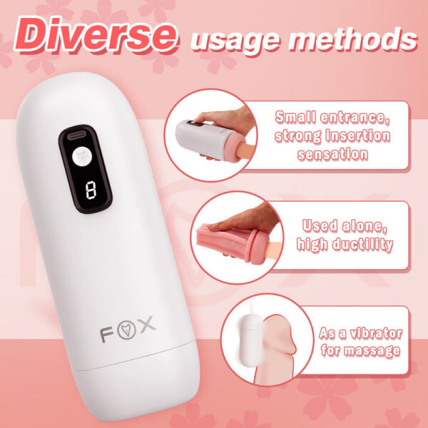 9bdae784e1a63830 Male Automatic Vibrating Masturbation Cup Realistic Vagina Blowjob Stroker Adult Sex Toys