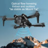 9bf25fddd335db77 New M4 Drone 4K Professinal With Wide Angle Triple HD Camera Foldable RC Helicopter WIFI FPV Height Hold Apron Sell