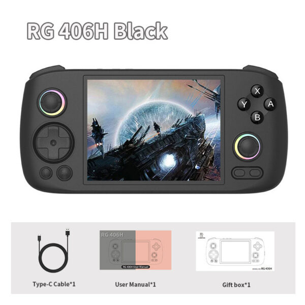 9c04f34892f9acae ANBERNIC RG406H RG 406H Handheld Game Console 4inch IPS Multi-touch Screen Retro Video Games Players Support 5G WIFI FOTA Update