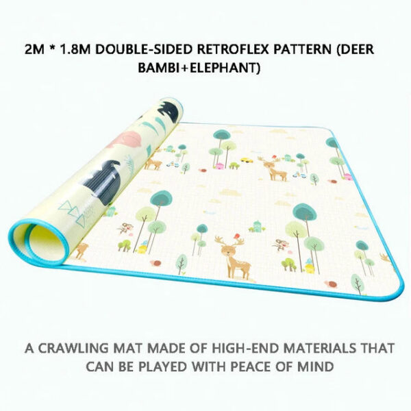 Non-toxic New EPE Environmentally Thick Baby Crawg Folding Carpet Play for Children's Mat Safety Kid Rug Playmat