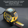 3in1 Laser Rangefinder 5m Tape Measure Ruler LCD Display Distance Meter Measurement Device Area Volumes Surveying Equipment