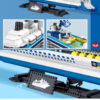 City 2428Pcs Cruise Liner Ship Sailing Boat Mini Model Building Blocks Creative Big Ocean Vessels Bricks MOC Toys Children Gifts