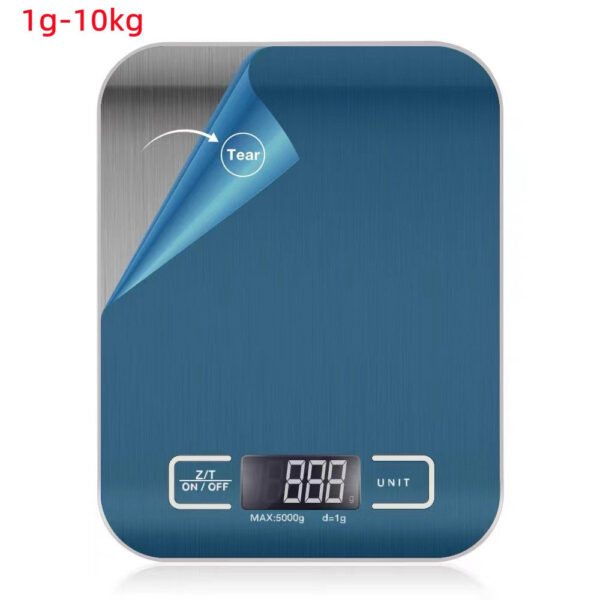 9c1e164009760a68 10KG Kitchen Scales Stainless Steel Weighing For Food Diet Postal Balance Measuring LCD Precision Electronic