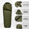 9c325ddfa74047a8 OneTigris Bushcrafter’s Sleeping Bags, Mummy Sleeping Bag for Camping Hiking Backpacking, Survival Gear