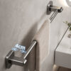 9c3712756accd9d4 1PC Perforated Suction Cup, Wall Mounted Storage Rack, Toilet Storage, Bathroom Towel Rod
