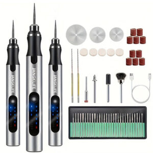 9c3713b016091065 USB Cordless Rotary Tool Kit Woodworking Engraving Pen DIY For Jewelry Metal Glass Mini Wireless Drill