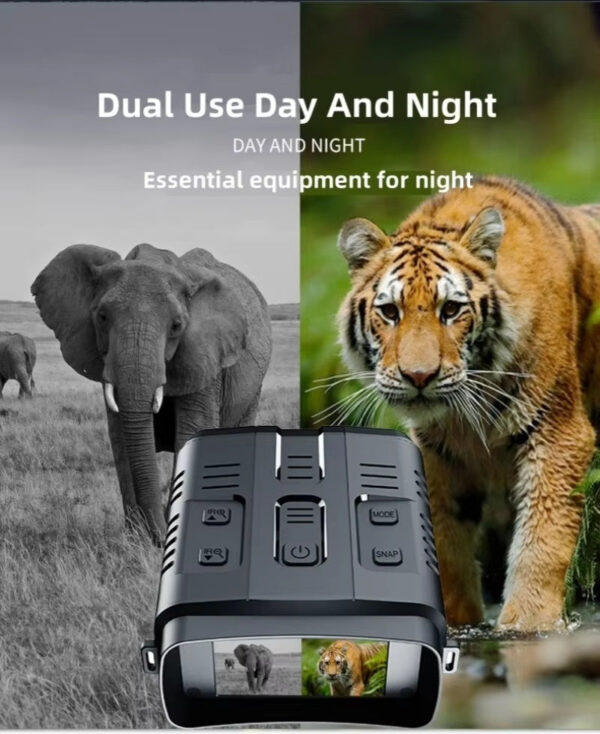 4K Night Vision Binoculars Device 10x Digital 800m Full Dark 8W Infrared WiFi Telescope Goggles For Camping Hunting Video Record
