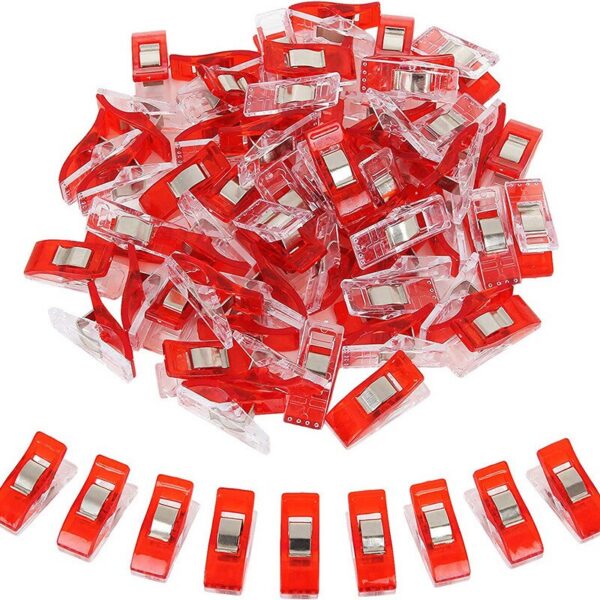 9c3cb3a7ebe49e1d 50 Plastic Clips, Multiple Colors For And Clothes Supplies Fixing Clip for Patchwork Sewing