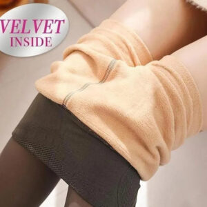 Socks & Hosiery 2pcs 220G Winter Fleece Panty Women's Warm Tights Thick Thermal Pantyhose Thermo High Elastic Leggings#RU1
