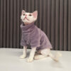 9c539fc43cfac1b2 Turtleneck Sweater Coat Winter Warm Hairless Clothes Soft Fluff Pullover Shirt for Maine-Coon Cat Chihuahua Pet Clothing