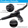 9c541686a164c4c6 Original Shimano MT200 MT201 M315 MTB Mountain Bike Hydraulic Disc Brake MT200 Brakes 2 Piston 3 Finger Steel Lever BL-MT200