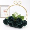 Artificial Rose Flower Dusty Rose Flower Silk Flowers 12 pcs with Long Stem Silk Roses Bouquet for Wedding Bridal Shower Party Home Decoration