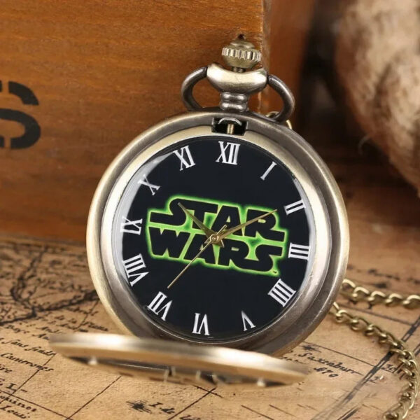 9c5daa6a1cd4795c Stars Wars Film Serie Retro Hollow Quartz Pocket Watch Casual Pendant Clock with Necklace Chain Christmas Birthday Men Gift