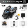 9c7d4a4aaa247d11 New C10 Max 6000M GPS Rc Drone HD Optical Flow Positioning Obstacle Avoidance Gesture Photography Foldable Quadcopter Toy Gifts